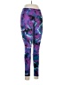 Unbranded Tropical Purple Leggings Size M - photo 1