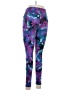 Unbranded Tropical Purple Leggings Size M - photo 2