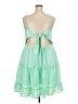 Main Strip 100% Polyester Green Cocktail Dress Size 3X - photo 2