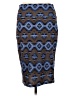 Lularoe Print Blue Casual Skirt Size M - photo 2
