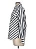 Foxcroft Stripes Silver Long Sleeve Blouse Size 6 - photo 5