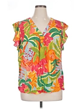 RACHEL Rachel Roy Short Sleeve Blouse (view 1)