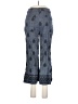 Zara 100% Cotton Chevron-herringbone Blue Casual Pants Size L - photo 2