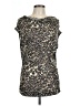 Express Animal Print Brown Sleeveless T-Shirt Size L - photo 1