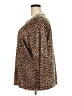 Lands' End 100% Cotton Animal Print Brown Long Sleeve Blouse Size 2X - photo 5