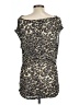 Express Animal Print Brown Sleeveless T-Shirt Size L - photo 2