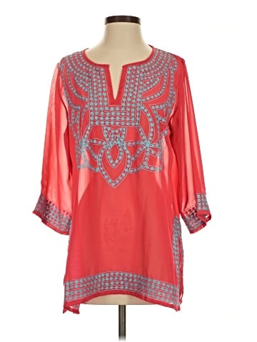 Gretchen Scott Designs 3/4 Sleeve Blouse (view 1)