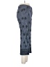 Zara 100% Cotton Chevron-herringbone Blue Casual Pants Size L - photo 4
