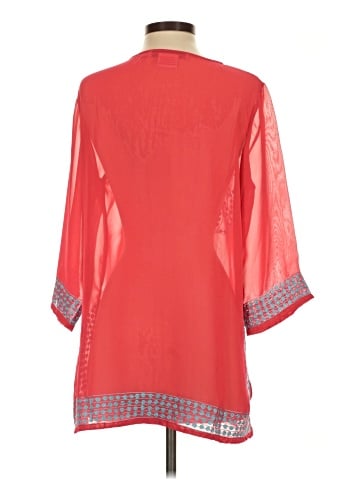 Gretchen Scott Designs 3/4 Sleeve Blouse (view 2)