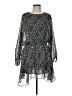 Storia 100% Polyester Stars Black Cocktail Dress Size M - photo 1