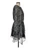 Storia 100% Polyester Stars Black Cocktail Dress Size M - photo 4