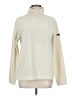 L.L.Bean 100% Polyester Solid Ivory Turtleneck Sweater Size M - photo 1