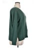 Lucky Brand Solid Green Pullover Sweater Size XL - photo 4