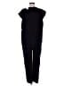 Eileen Fisher Solid Black Jumpsuit Size M - photo 2