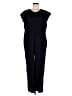 Eileen Fisher Solid Black Jumpsuit Size M - photo 1