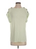Kaileigh Green Short Sleeve Top Size S - photo 1