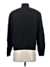 Due Per Due 100% Silk Solid Black Track Jacket Size 4 - photo 2
