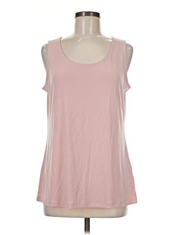 Susan Graver Sleeveless T-Shirt (view 1)