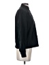 Due Per Due 100% Silk Solid Black Track Jacket Size 4 - photo 4