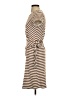 J. McLaughlin Stripes Brown Casual Dress Size XS - photo 5