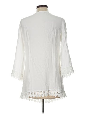 Solitaire 3/4 Sleeve Blouse (view 2)