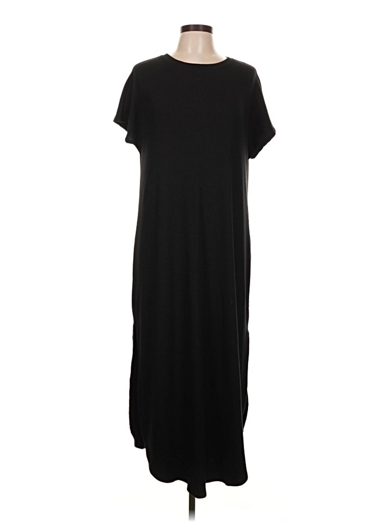 Pre-owned Time And Tru Casual Dress In Black