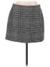H&M Plaid Gray Casual Skirt Size 12 - photo 1