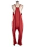 Anrabess Solid Red Jumpsuit Size L - photo 2