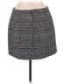 H&M Plaid Gray Casual Skirt Size 12 - photo 2