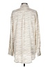 Bailey Rose 100% Polyester Animal Print Ivory Long Sleeve Blouse Size L - photo 2