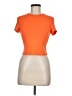 Shein Orange Short Sleeve Top Size 6 - photo 1