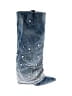 Azalea Wang Blue Boots Size 8 1/2 - photo 1