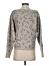 Wishlist Animal Print Silver Pullover Sweater Size S - photo 2