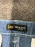 Lee Solid Blue Denim Shorts Size 14 - photo 3