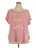 Truself Pink Short Sleeve T-Shirt Size 3X - photo 1