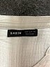 Shein 100% Cotton White 3/4 Sleeve Blouse Size 6 - photo 7