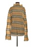 Burberry Stripes Tan Turtleneck Sweater Size S - photo 1