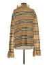 Burberry Stripes Tan Turtleneck Sweater Size S - photo 2