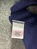 So real So right 100% Cotton Blue Turtleneck Sweater Size 14 - photo 8
