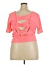 White Birch Orange Short Sleeve Top Size 3X - photo 2