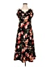 Foxiedox Floral Black Cocktail Dress Size L - photo 1
