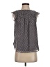 Ann Taylor LOFT 100% Polyester Gray Sleeveless Blouse Size XS - photo 1