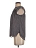 Ann Taylor LOFT 100% Polyester Gray Sleeveless Blouse Size XS - photo 5