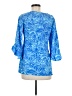 Escapada 100% Rayon Blue 3/4 Sleeve Blouse Size M - photo 2