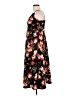 Foxiedox Floral Black Cocktail Dress Size L - photo 5