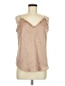 Express Outlet 100% Polyester Tan Sleeveless Blouse Size M - photo 1