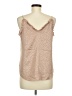 Express Outlet 100% Polyester Tan Sleeveless Blouse Size M - photo 2