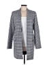 Calvin Klein Polka Dots Gray Blazer Size 10 - photo 1
