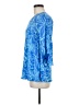 Escapada 100% Rayon Blue 3/4 Sleeve Blouse Size M - photo 5