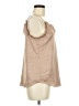 Express Outlet 100% Polyester Tan Sleeveless Blouse Size M - photo 4